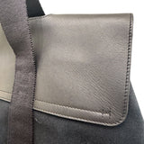 エルメス HERMES ヴァルパライソMM ブラック トワル・レザー ユニセックス ハンドバッグ
