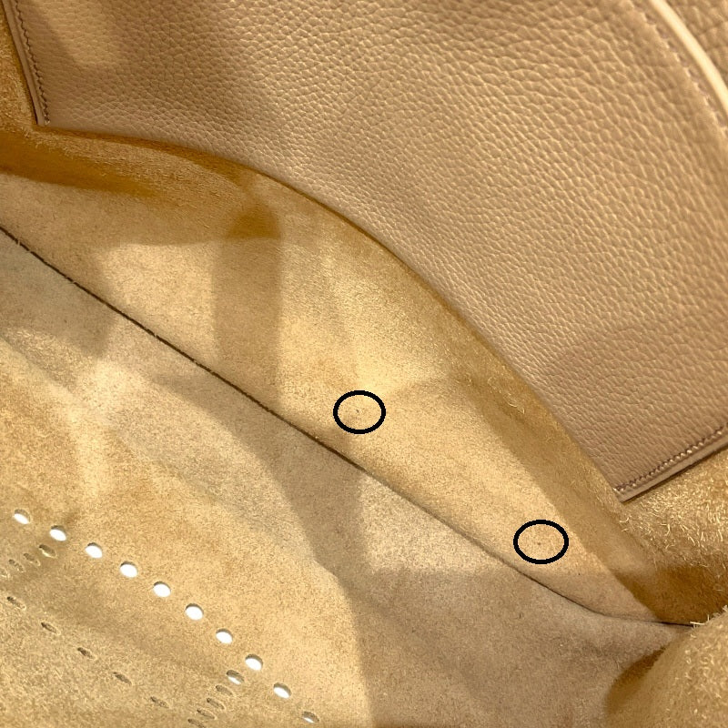 エルメス HERMES エヴリン1 PM □L刻印 タバックキャメル シルバー金具 トリヨンクレマンス レディース ショルダーバッグ