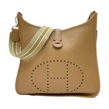エルメス HERMES エヴリン1 PM □L刻印 タバックキャメル シルバー金具 トリヨンクレマンス レディース ショルダーバッグ