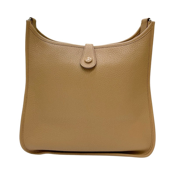 エルメス HERMES エヴリン1 PM □L刻印 タバックキャメル シルバー金具 トリヨンクレマンス レディース ショルダーバッグ