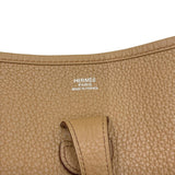 エルメス HERMES エヴリン1 PM □L刻印 タバックキャメル シルバー金具 トリヨンクレマンス レディース ショルダーバッグ
