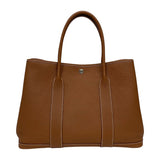 エルメス HERMES ガーデンパーティPM Z刻 ゴールド シルバー金具 ネゴンダ レディース トートバッグ