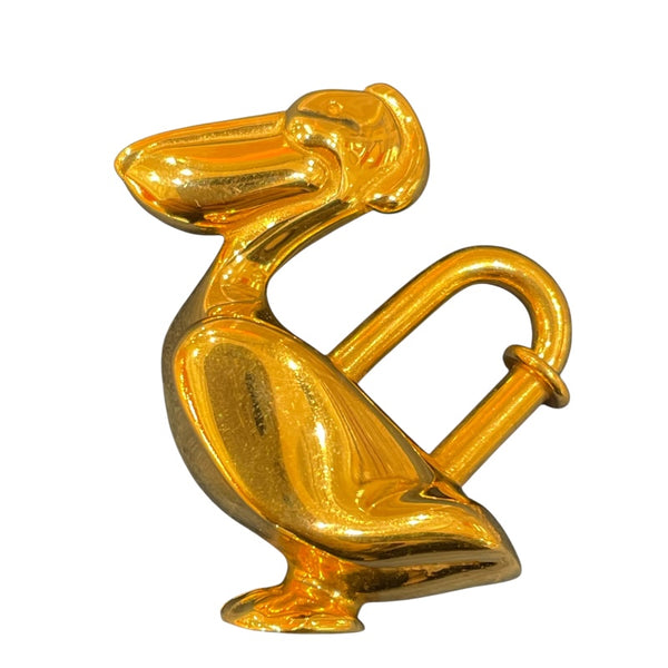 エルメス HERMES ペリカン カデナ　 ゴールド メタル アクセサリー