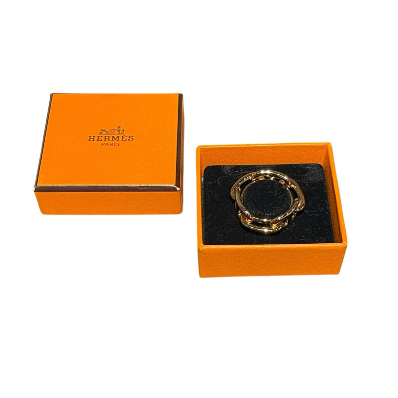 ✨️HERMES scarf ring✨️エルメススカーフリング　ルカデ エルメス HERMES ルガデスカーフリング ゴールド メタル