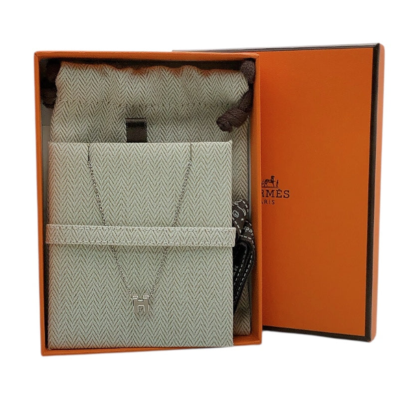 エルメス HERMES ポップアッシュミニ　ネックレス マロングラッセ メタル レディース ネックレス