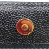 シャネル CHANEL マトラッセチェーンウォレット AP0250 ブラック・ゴールド金具 キャビア レディース ウォレットチェーン