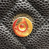 シャネル CHANEL マトラッセチェーンウォレット AP0250 ブラック・ゴールド金具 キャビア レディース ウォレットチェーン