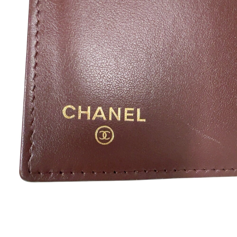 シャネル CHANEL タイムレス クラシック ミディアムウォレット AP0232 ブラック ゴールド金具 キャビアスキン レディース 三つ折り財布