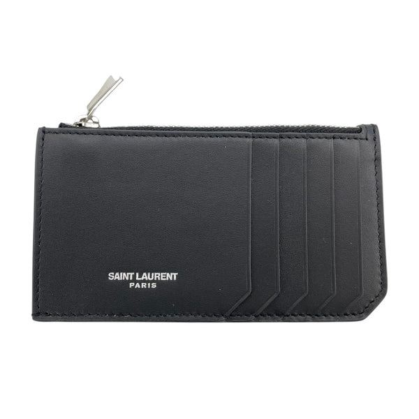 サンローラン SAINT LAURENT フラグメントケース 609362 ブラック カーフ ユニセックス コインケース