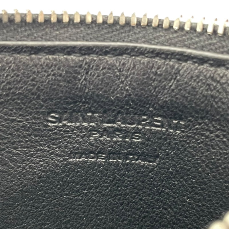 サンローラン SAINT LAURENT フラグメントケース 609362 ブラック カーフ ユニセックス コインケース