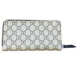 グッチ GUCCI ラウンドファスナーウォレット 451273 ブラウン GGスプリーム ユニセックス 長財布