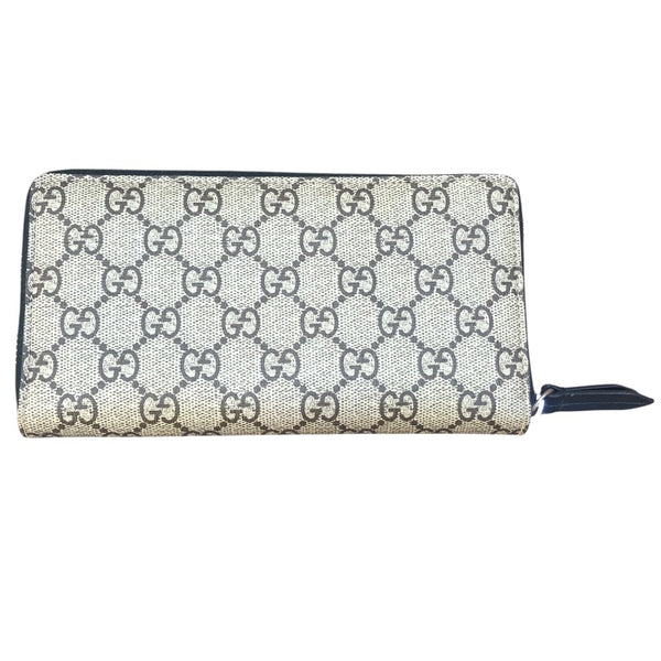 グッチ GUCCI ラウンドファスナーウォレット 451273 ブラウン GGスプリーム ユニセックス 長財布