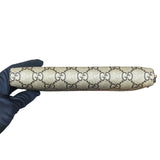 グッチ GUCCI ラウンドファスナーウォレット 451273 ブラウン GGスプリーム ユニセックス 長財布