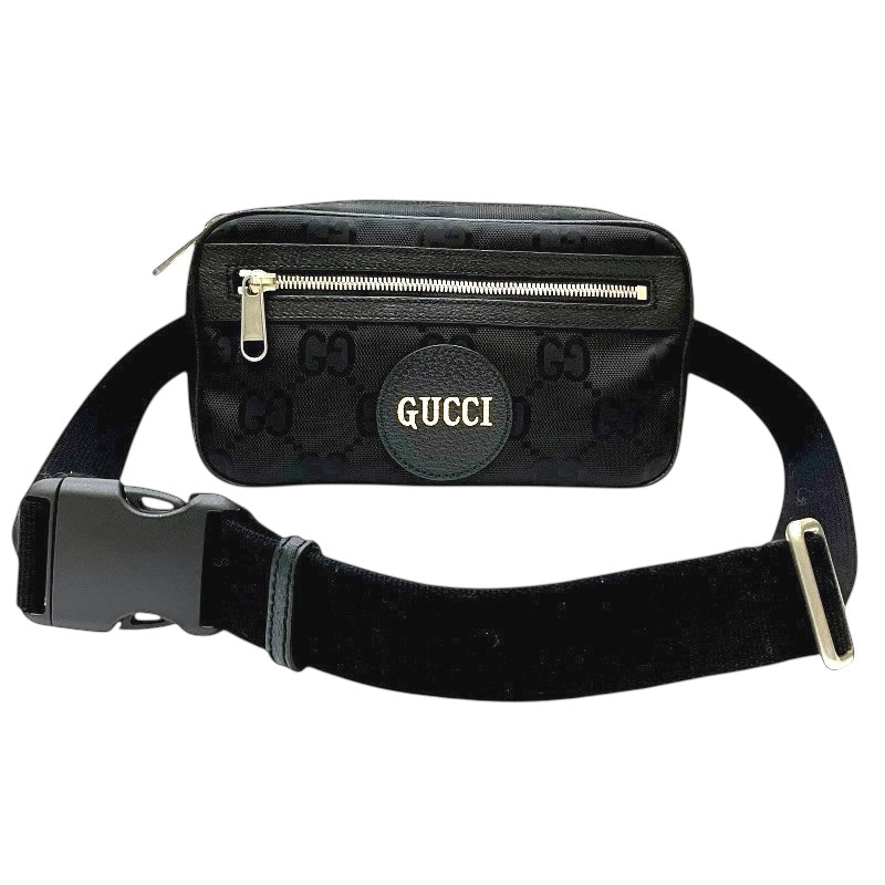 GUCCIナイロンオフザグリッドウエストバッグボディバッグ631341新品未使用 グッチ GUCCI オフザグリッド ベルトバッグ 631341 ブラック GG