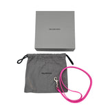 バレンシアガ BALENCIAGA エッセンシャル スモールウォレット 659224 ピンク レザー ユニセックス 二つ折り財布