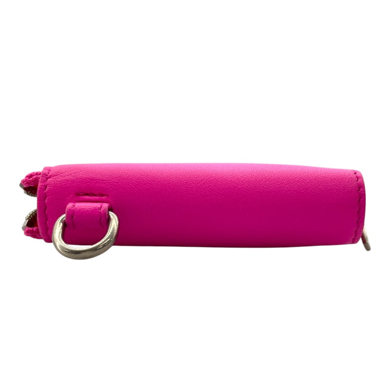 バレンシアガ BALENCIAGA エッセンシャル スモールウォレット 659224 ピンク レザー ユニセックス 二つ折り財布