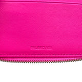 バレンシアガ BALENCIAGA エッセンシャル スモールウォレット 659224 ピンク レザー ユニセックス 二つ折り財布