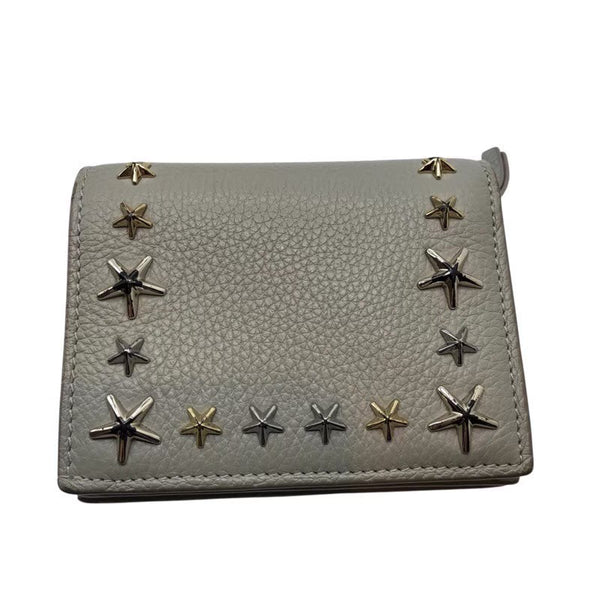 ジミーチュウ JIMMY CHOO コンパクトウォレット レザー レディース 二つ折り財布