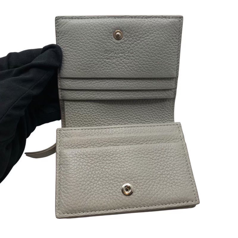 ジミーチュウ JIMMY CHOO コンパクトウォレット レザー レディース 二つ折り財布