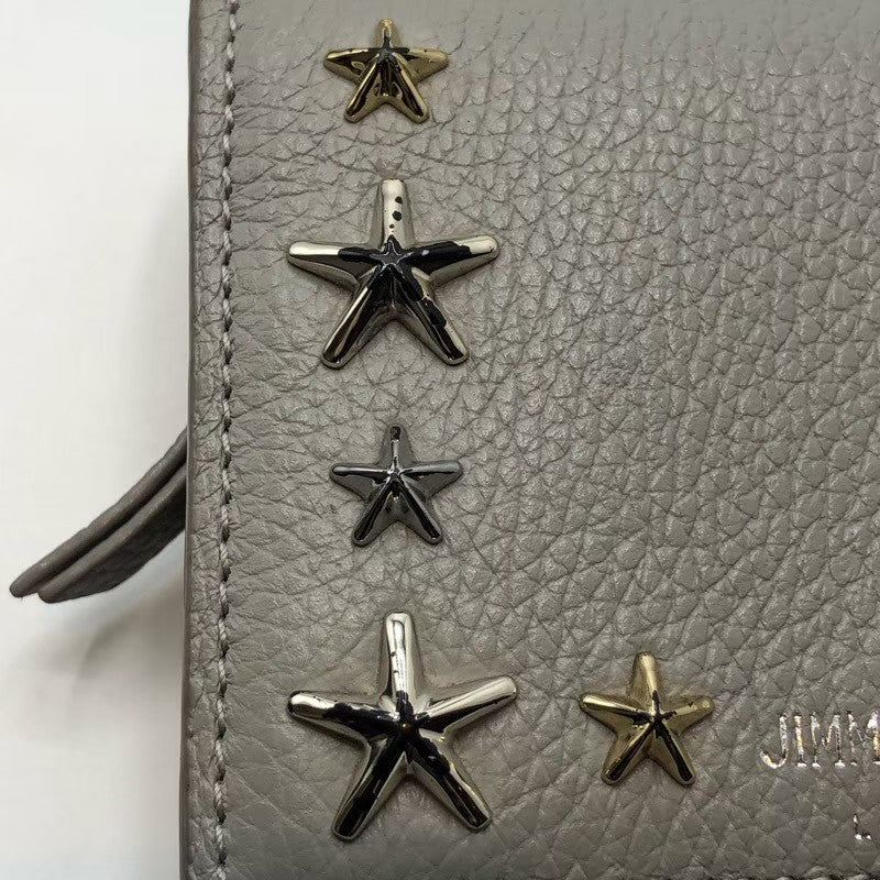 ジミーチュウ JIMMY CHOO コンパクトウォレット レザー レディース 二つ折り財布