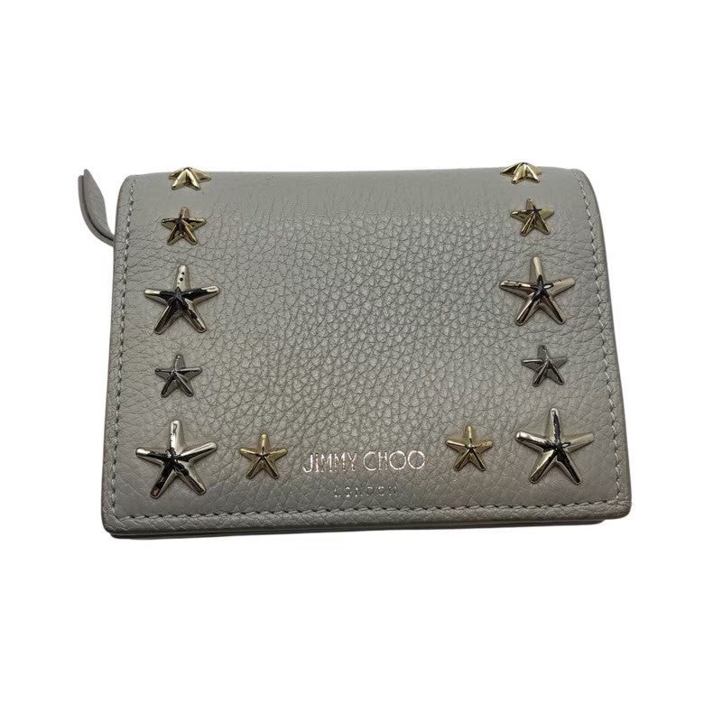ジミーチュウ JIMMY CHOO コンパクトウォレット レザー レディース 二つ折り財布