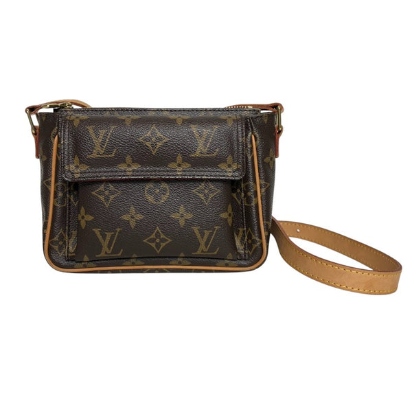 ルイ・ヴィトン LOUIS VUITTON モノグラム ヴィバシテPM M51165 ブラウン レディース ショルダーバッグ