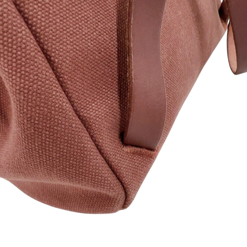 エルメス HERMES エールバックサックアドPM □E刻印　（2001年製造） ブラウン　ゴールド金具 トワル/ヴァッシュハンター レディース リュック・デイパック