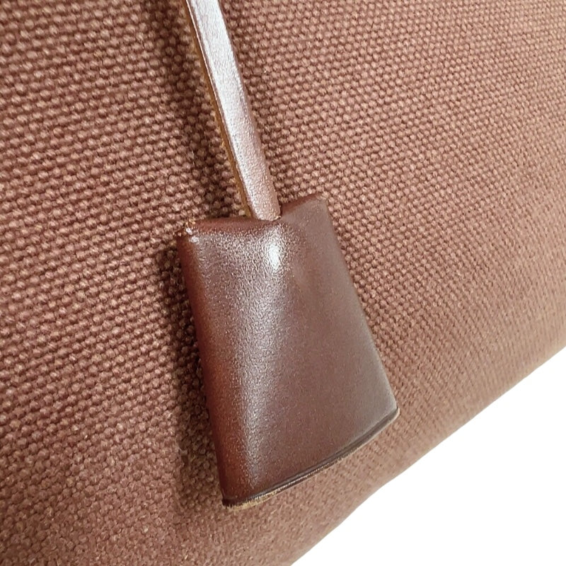 エルメス HERMES エールバックサックアドPM □E刻印　（2001年製造） ブラウン　ゴールド金具 トワル/ヴァッシュハンター レディース リュック・デイパック