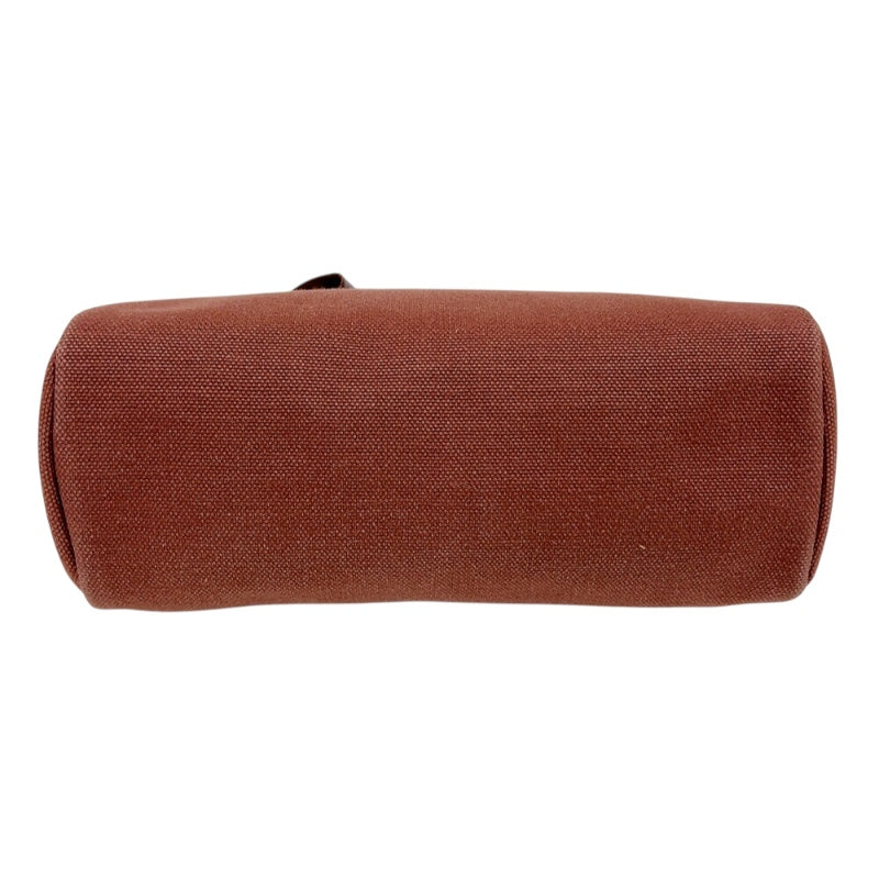 エルメス HERMES エールバックサックアドPM □E刻印　（2001年製造） ブラウン　ゴールド金具 トワル/ヴァッシュハンター レディース リュック・デイパック