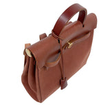 エルメス HERMES エールバックサックアドPM □E刻印　（2001年製造） ブラウン　ゴールド金具 トワル/ヴァッシュハンター レディース リュック・デイパック