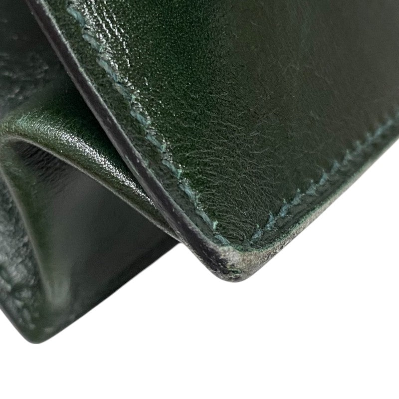 エルメス HERMES サックアデペッシュ27 □O刻 ヴェールフォンセ シルバー金具 ボックスカーフ メンズ ハンドバッグ
