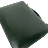 エルメス HERMES サックアデペッシュ27 □O刻 ヴェールフォンセ シルバー金具 ボックスカーフ メンズ ハンドバッグ