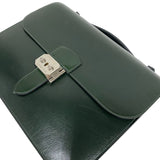 エルメス HERMES サックアデペッシュ27 □O刻 ヴェールフォンセ シルバー金具 ボックスカーフ メンズ ハンドバッグ
