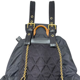 バーバリーロンドン BURBERRY LONDON バックパック 4016622 ブラック ゴールド金具 ナイロン ユニセックス リュック・デイパック