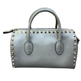 ヴァレンティノ VALENTINO ロックスタッズスモールボストンバッグ ドープ/ゴールド金具 カーフ カーフ レディース ハンドバッグ
