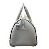 ヴァレンティノ VALENTINO ロックスタッズスモールボストンバッグ ドープ/ゴールド金具 カーフ カーフ レディース ハンドバッグ