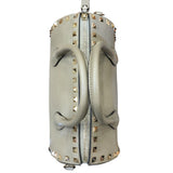 ヴァレンティノ VALENTINO ロックスタッズスモールボストンバッグ ドープ/ゴールド金具 カーフ カーフ レディース ハンドバッグ