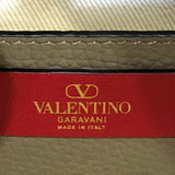 ヴァレンティノ VALENTINO ロックスタッズスモールボストンバッグ ドープ/ゴールド金具 カーフ カーフ レディース ハンドバッグ