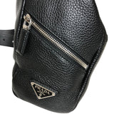 プラダ PRADA トライアングルロゴ ショルダーバッグ 2VH165 ブラック ヴィッテロダイノレザー メンズ ショルダーバッグ