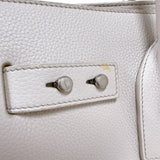 サンローラン SAINT LAURENT サックドジュール　スモール 464960 アイボリー　シルバー金具 カーフ レディース トートバッグ