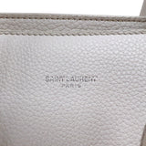 サンローラン SAINT LAURENT サックドジュール　スモール 464960 アイボリー　シルバー金具 カーフ レディース トートバッグ
