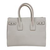 サンローラン SAINT LAURENT サックドジュール　スモール 464960 アイボリー　シルバー金具 カーフ レディース トートバッグ