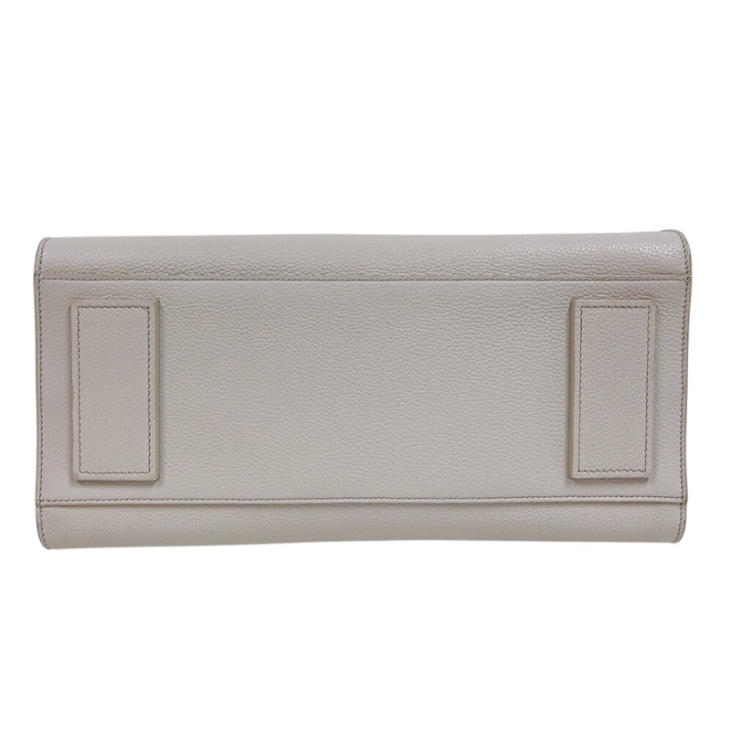 サンローラン SAINT LAURENT サックドジュール　スモール 464960 アイボリー　シルバー金具 カーフ レディース トートバッグ