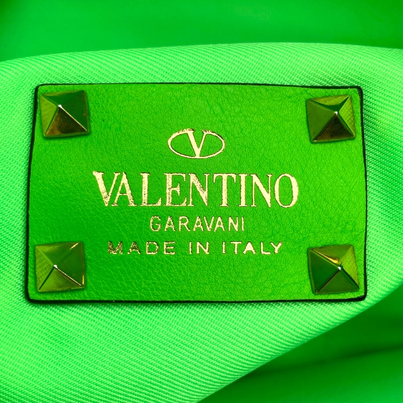 ヴァレンティノ VALENTINO カモフラージュ スタッズ トートバッグ グリーン キャンバス メンズ トートバッグ