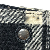 サンローラン SAINT LAURENT ノエ N S トートバッグ 631682 ブラック/ホワイト ウール・レザー レディース トートバッグ