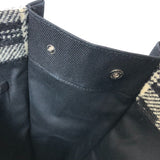 サンローラン SAINT LAURENT ノエ N S トートバッグ 631682 ブラック/ホワイト ウール・レザー レディース トートバッグ
