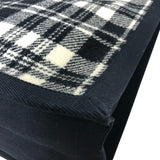 サンローラン SAINT LAURENT ノエ N S トートバッグ 631682 ブラック/ホワイト ウール・レザー レディース トートバッグ