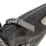 プラダ PRADA ナイロンショルダー ブラック　シルバー金具 ナイロン ユニセックス ショルダーバッグ