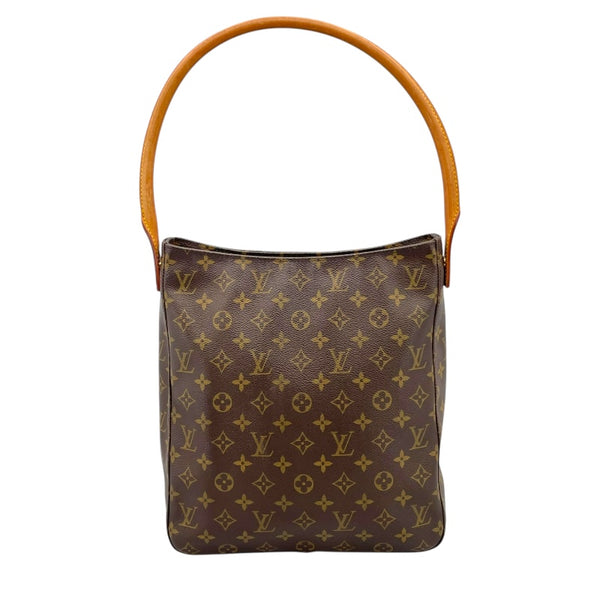 ルイ・ヴィトン LOUIS VUITTON ルーピングGM M51145 ブラウン モノグラム・キャンバス レディース ショルダーバッグ