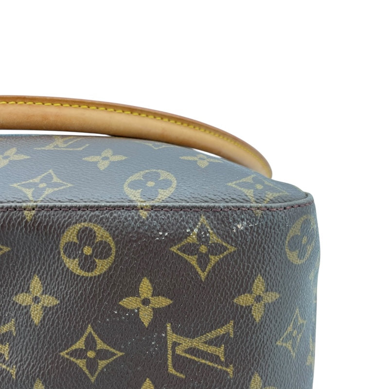 ルイ・ヴィトン LOUIS VUITTON ルーピングGM M51145 ブラウン モノグラム・キャンバス レディース ショルダーバッグ
